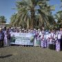 Salah satu rombongan jemaah haji Indonesia saat melakukan city tour di Madinah