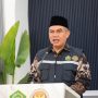 Irjen Kemenag, Khairunnas saat memberikan keterangan pers terkait pengawasan pelaksaan haji 2025