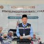 Kepala Biro Humas dan Komunikasi Publik Akhmad Fauzin saat memberi keterangan pers di Makkah